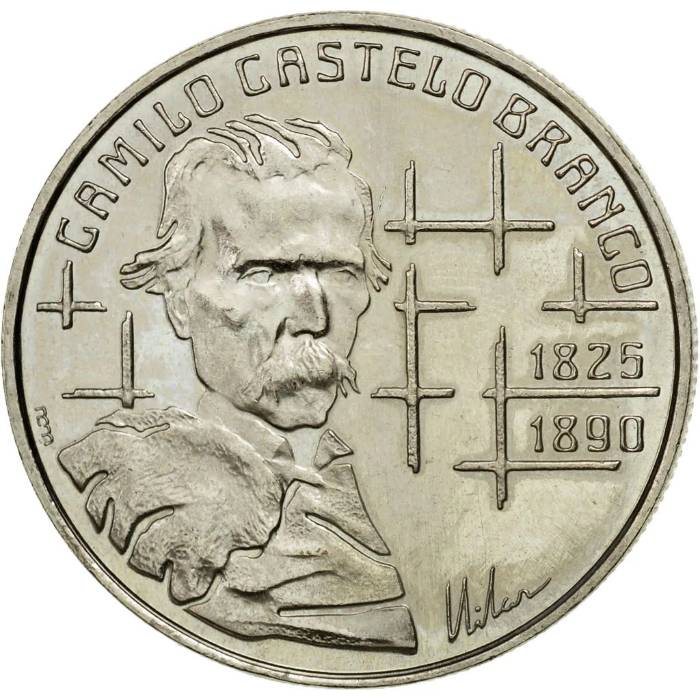 100 Escudos 1990 Camilo Castelo Branco