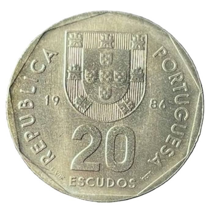 20 Escudos 1986