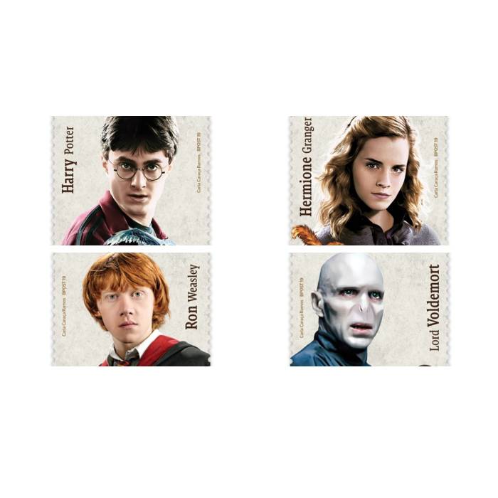 Série selos CTT Harry Potter 20 Anos
