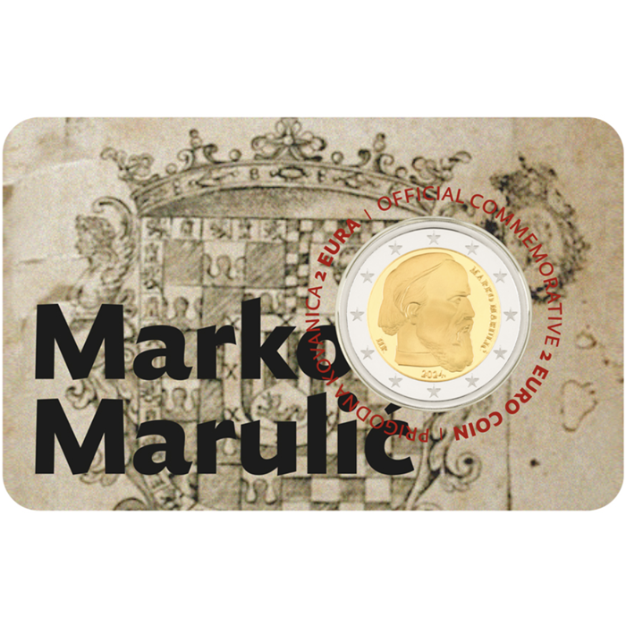 PRÉ-VENDA 2024 Croácia Marko Marulic COINCARD 